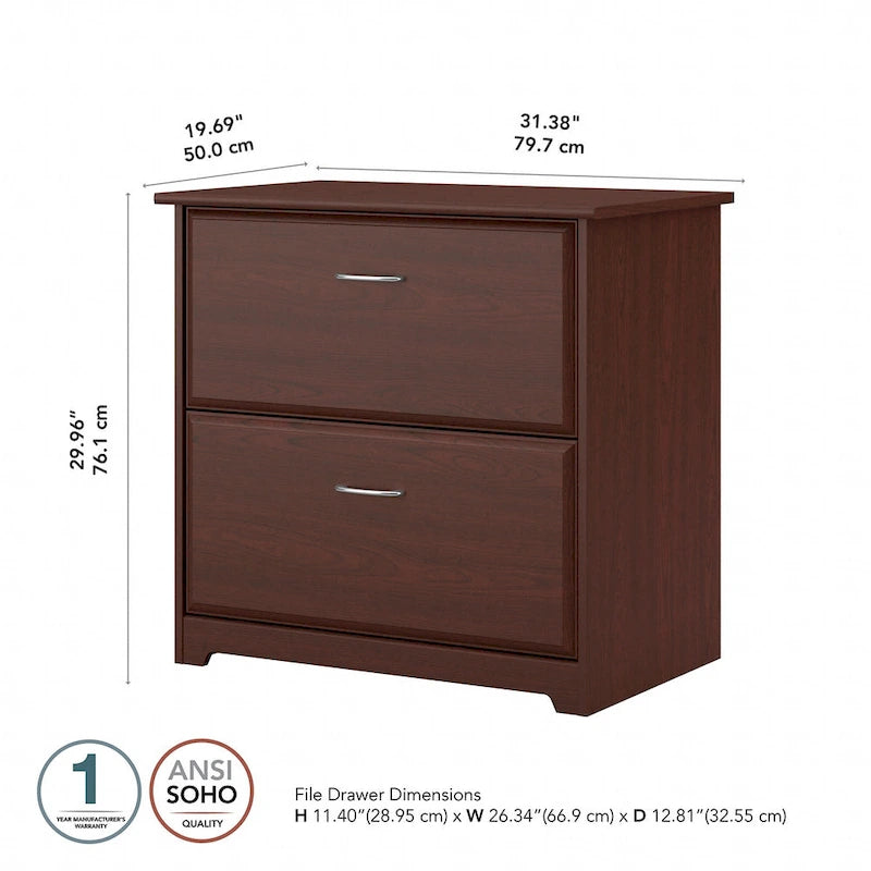 2 Drawer Lateral File Cabinet