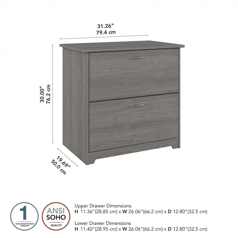 2 Drawer Lateral File Cabinet