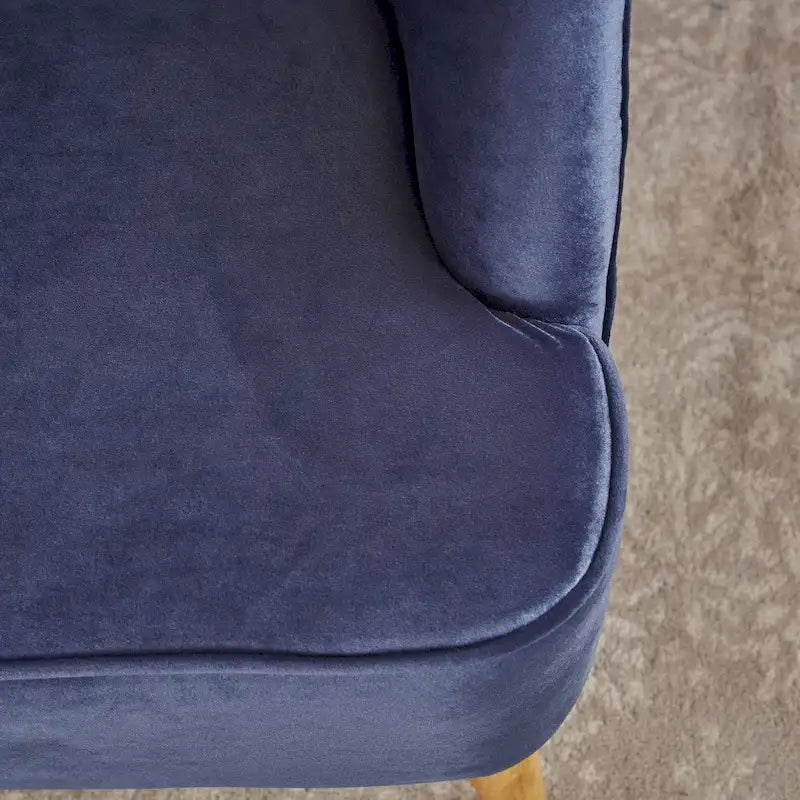 Moderner Samt-Sessel
