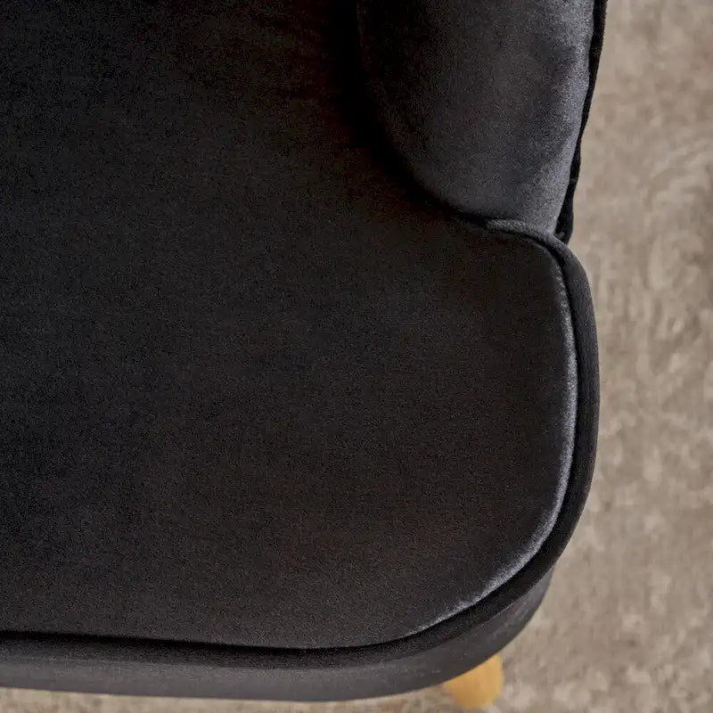 Moderner Samt-Sessel