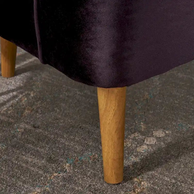 Moderner Samt-Sessel