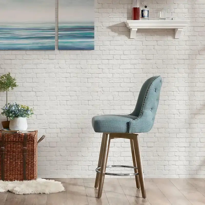 Counter Stool with 360-Degree Swivel Seat
