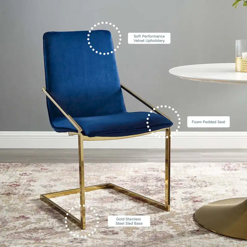 Velvet Dining Armchair