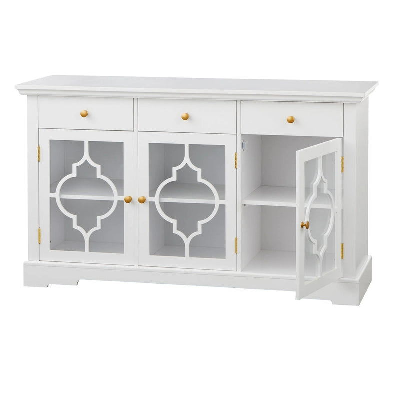 Glass Cabinet Sideboard Storage