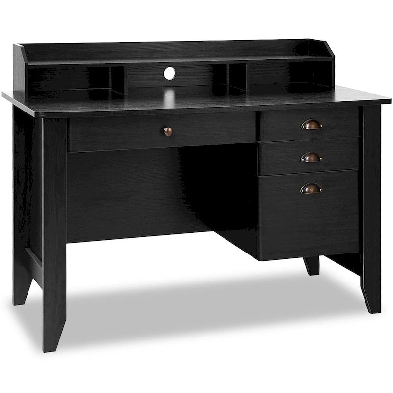 Computer Writing Desk with Drawers