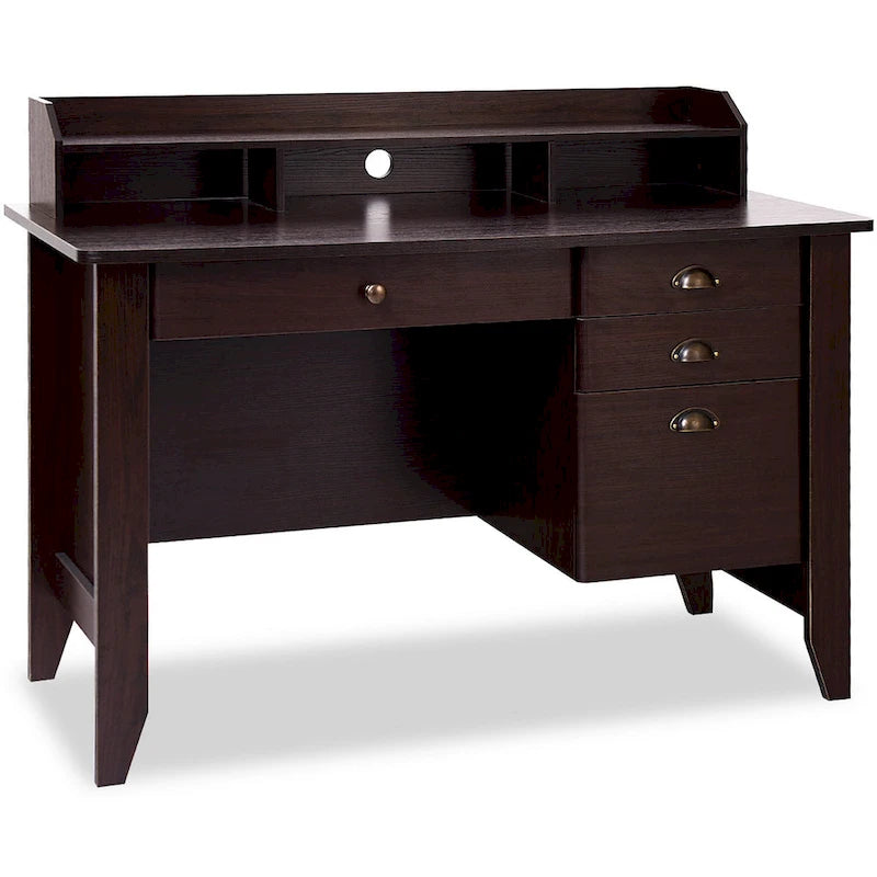 Computer Writing Desk with Drawers