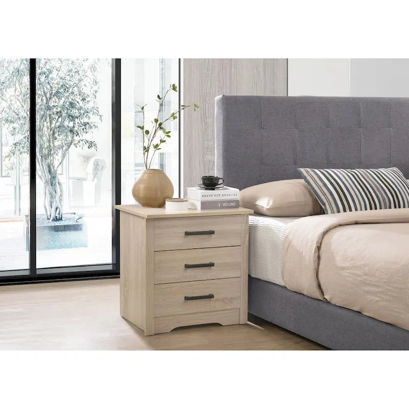 3-Drawer Nightstand