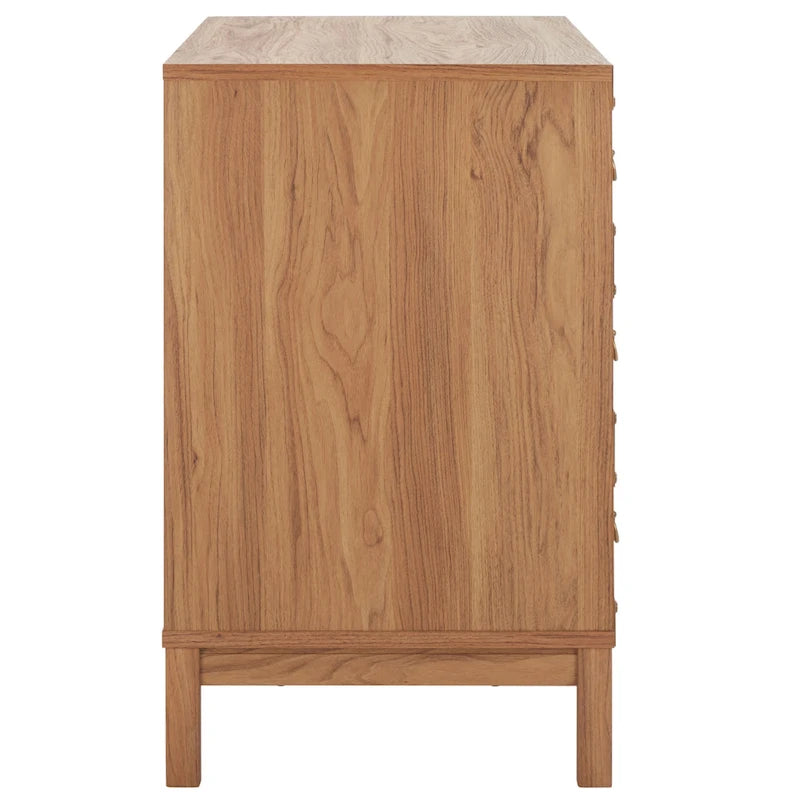 3-Drawer Chest with Gold Hardware