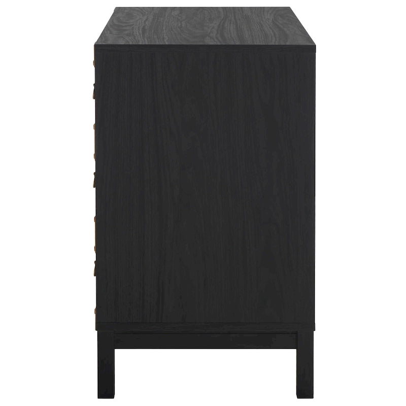 3-Drawer Chest with Gold Hardware