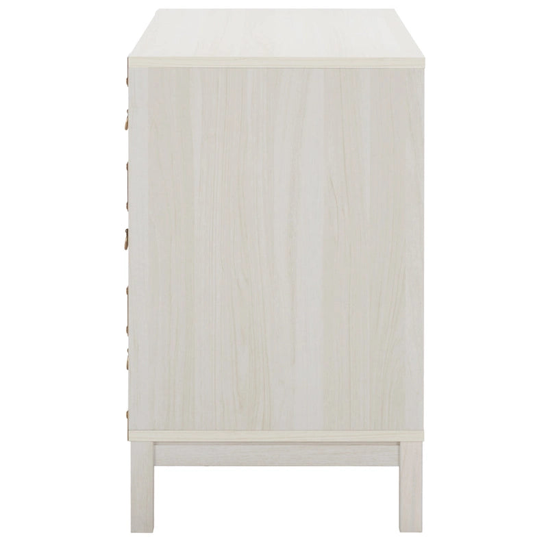 3-Drawer Chest with Gold Hardware