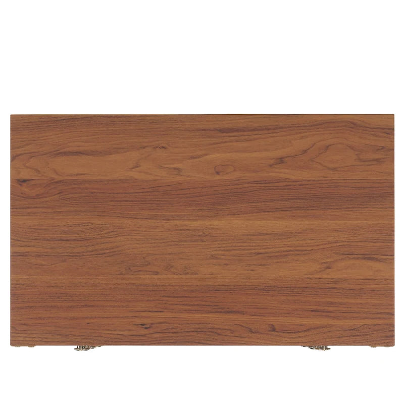3-Drawer Chest with Gold Hardware