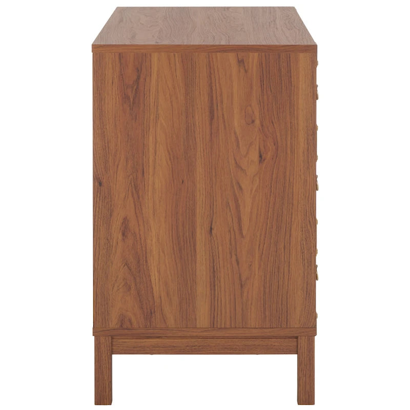 3-Drawer Chest with Gold Hardware