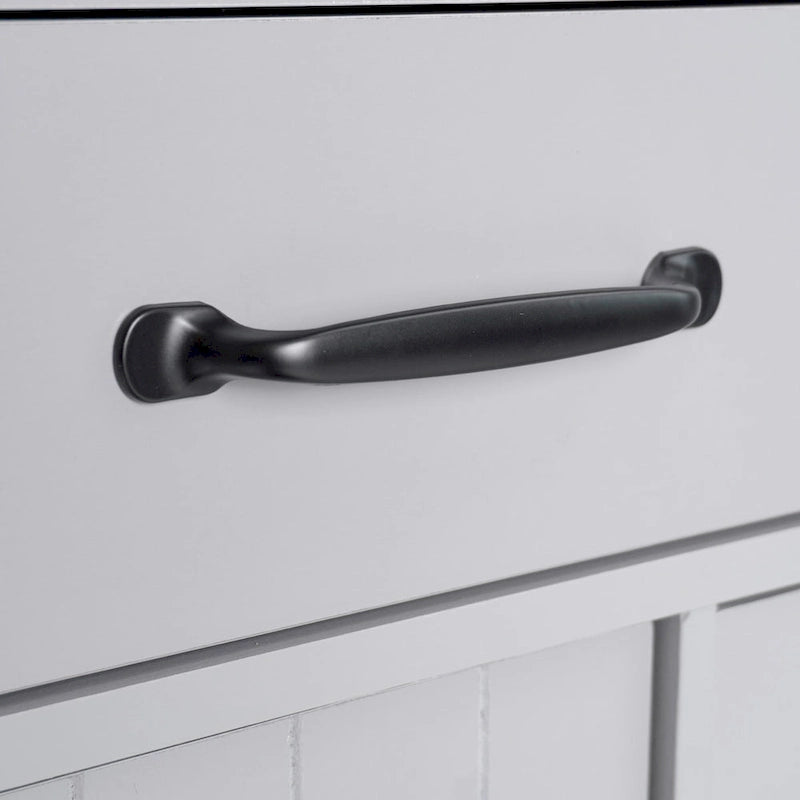 Îlot de cuisine avec meuble de rangement pour poubelle
