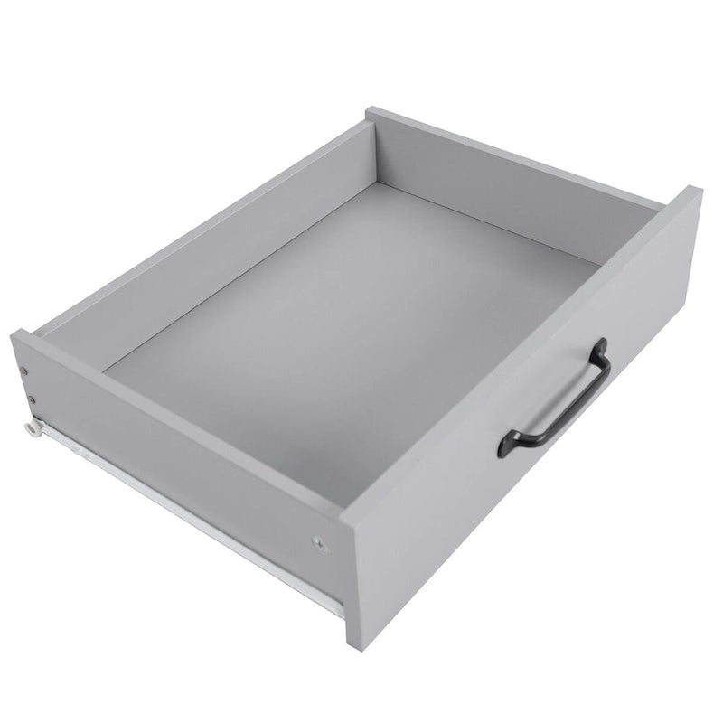 Îlot de cuisine avec meuble de rangement pour poubelle