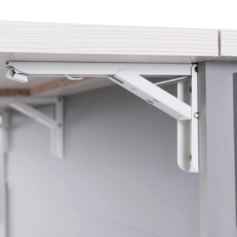 Îlot de cuisine avec meuble de rangement pour poubelle